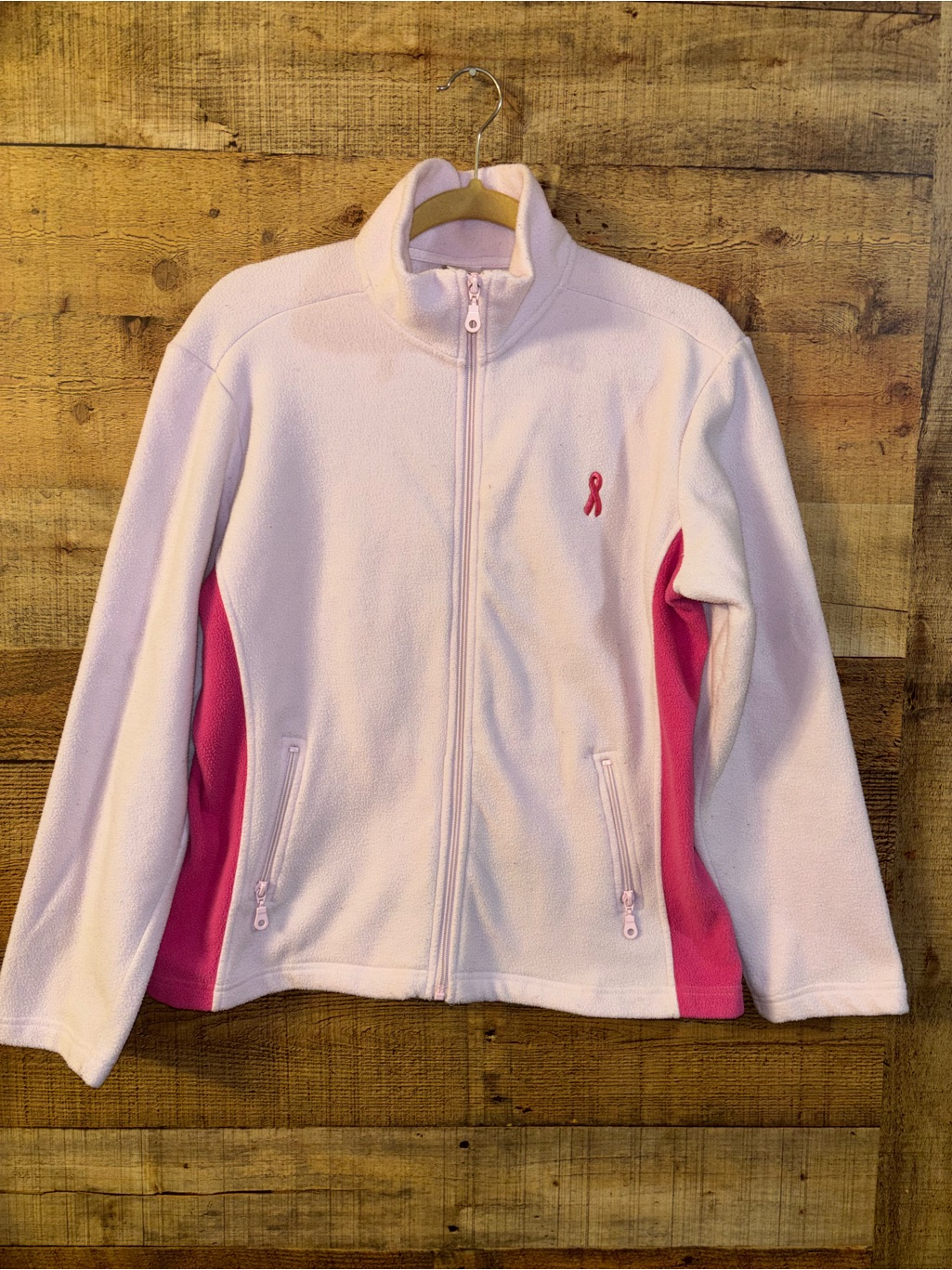 Share The Care Pink Fleece Jacket